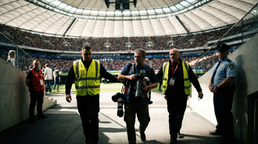 金唱片現場「大砲相機」被保全制止並架離引爆爭議：觀眾到底違規了什麼？保全能不能搶相機、強制帶離？本文用規則、現場管理與法律界線，完整整理正反兩方最強論點與改進建議。