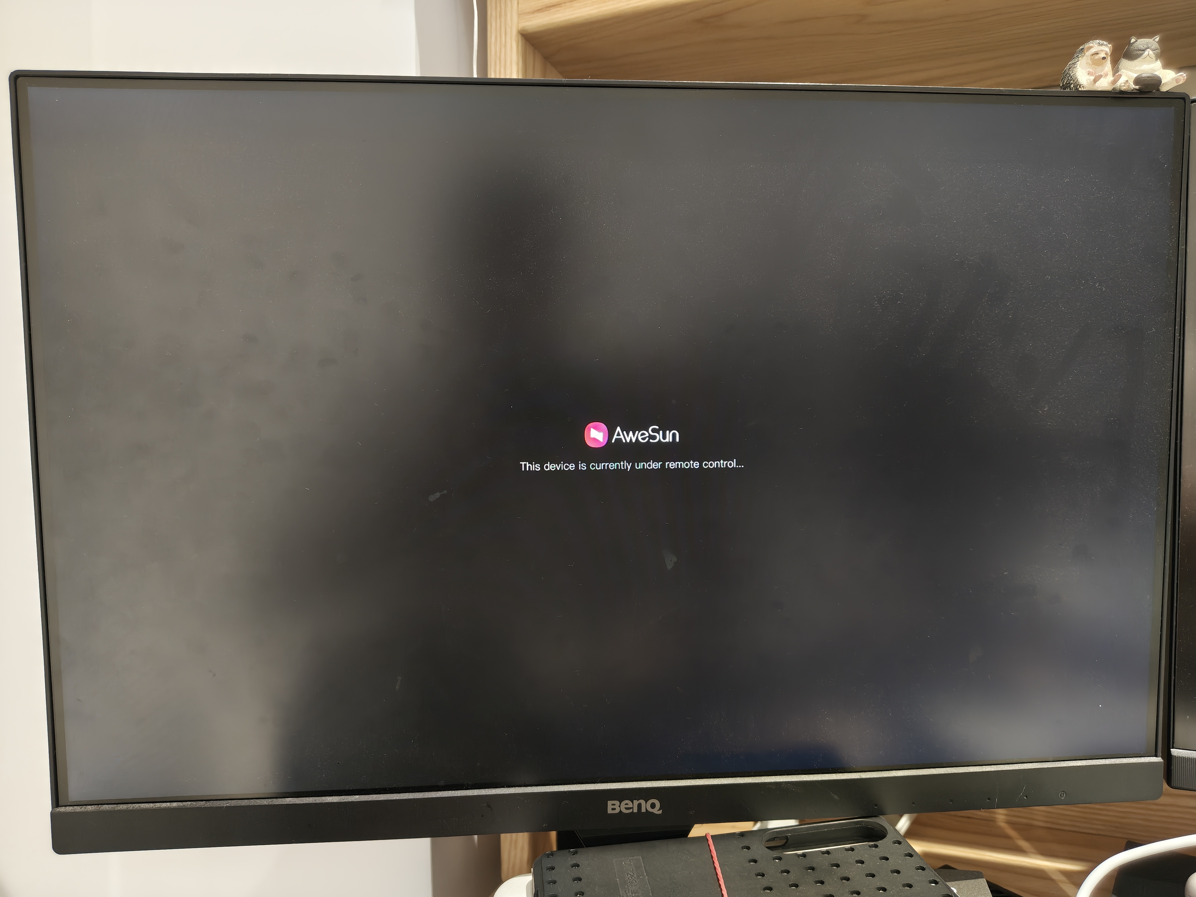 AweSun 隱私屏實際黑屏效果