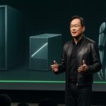 黃仁勳於 NVIDIA GTC Taipei 2026 舞台發表 AI 基礎建設與 RTX Spark