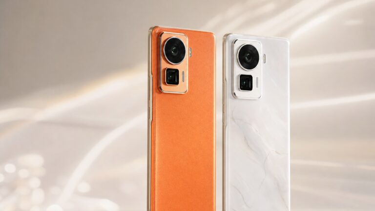 榮耀 HONOR 600 系列在台發表,主打 AI 圖轉影片與 2 億畫素相機,橘白黑三色機身並列的形象照