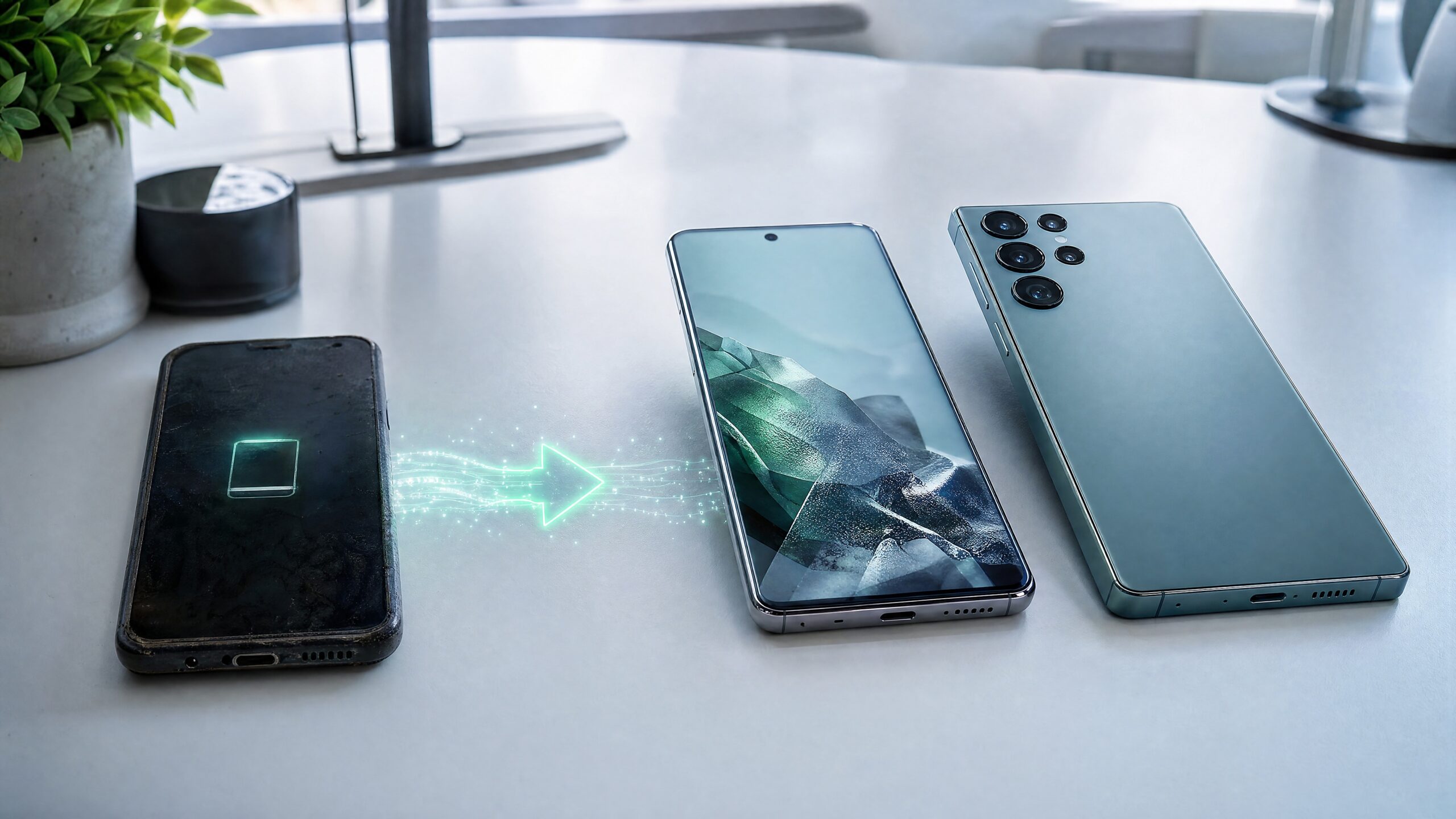 舊 Android 手機升級到新款 Android 手機的換機情境,呈現 2026 年 Android 手機升級判斷重點
