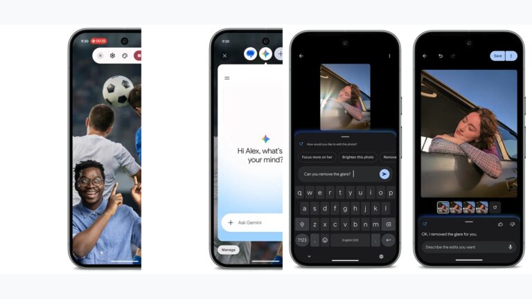 六月 Pixel Drop 功能推送重點解析：螢幕錄影自拍、Gemini 影音編輯與「泡泡」多工 Google Pixel 官方功能畫面