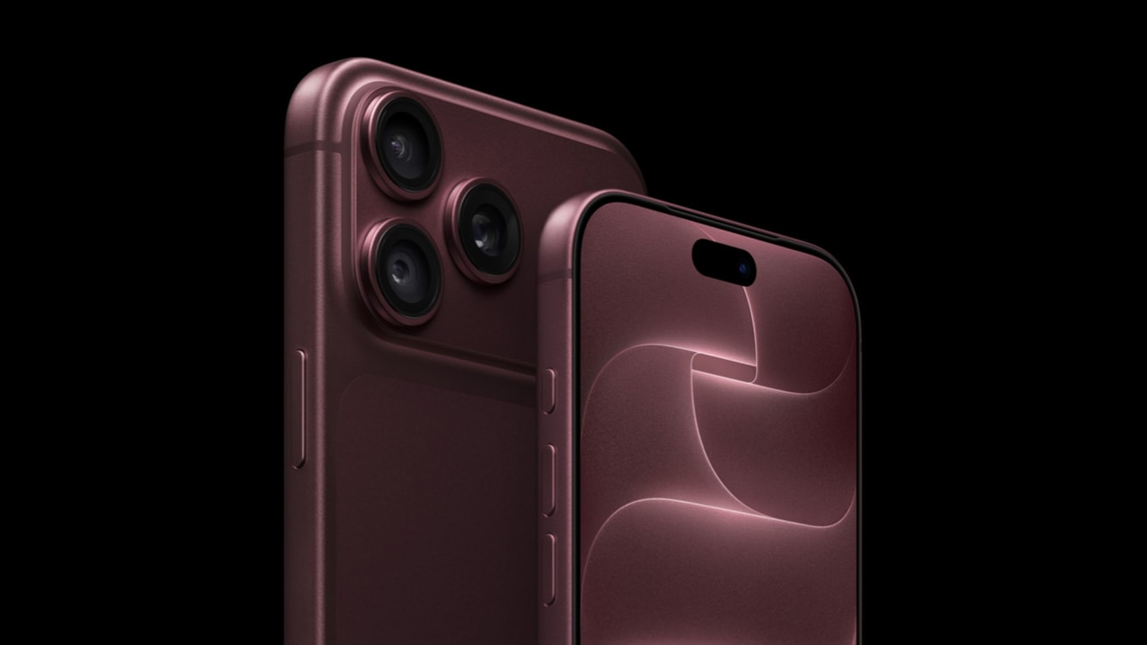 Apple iPhone 18 Pro 勃根地紅色官方產品圖片
