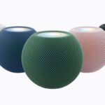 Apple HomePod mini 2 白色、藍色、綠色、粉紅色與午夜色官方產品合照