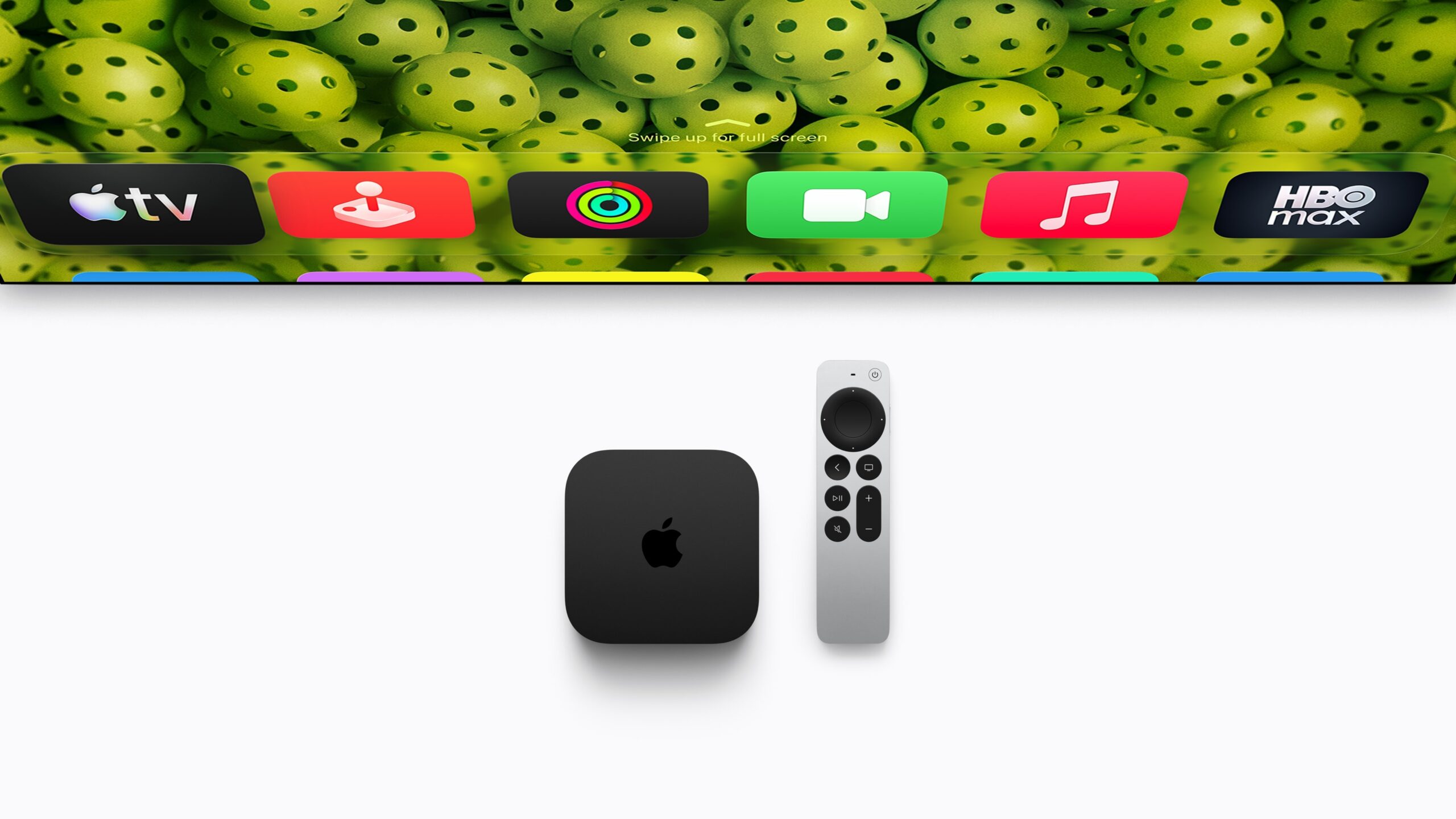 Apple TV 4K 第 4 代與 Siri Remote 官方產品圖