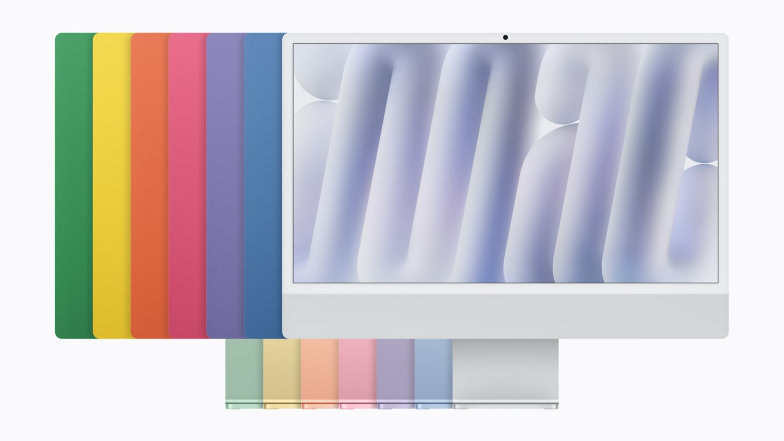 搭載 M6 的 iMac 七種顏色