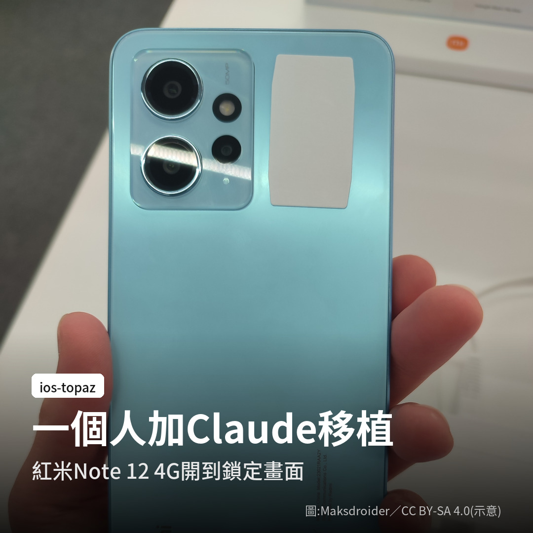 紅米 Note 12 4G（圖：Maksdroider／CC BY-SA 4.0，示意）