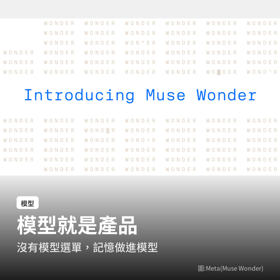 Meta 新模型 Muse Wonder（圖：Meta）
